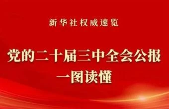 党的二十届三中全会公报一图读懂